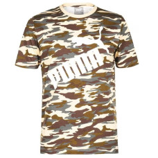 Футболка  Puma UM01 L  Camo Logo QT (P-6910806231573)