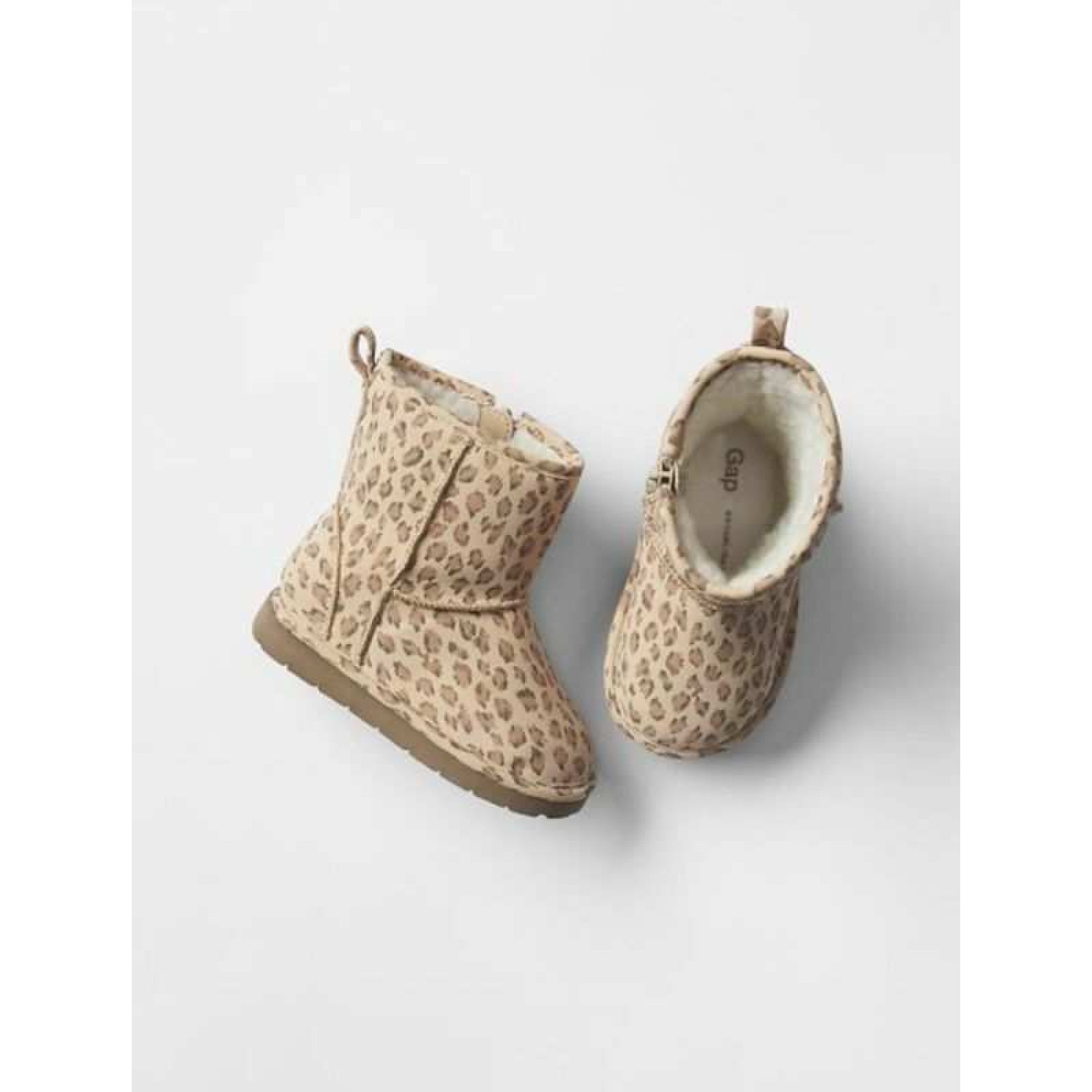 чоботи уггі Tan Leopard Sherpa-Lined Boots GAP Н1001 26 15,9 см леопардові (P-6910806230340)